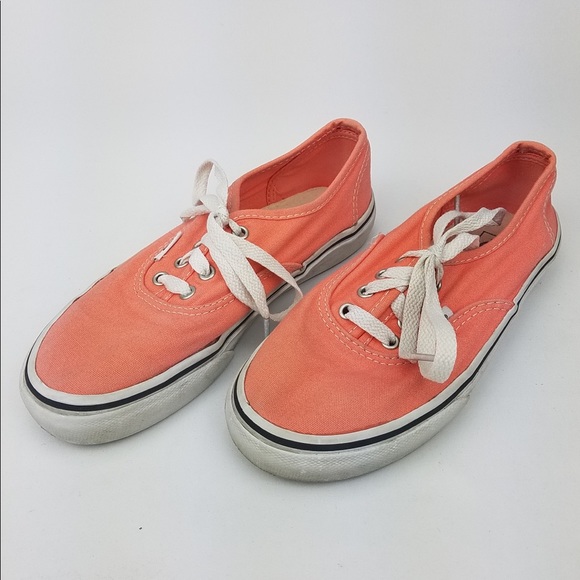 peach pink vans
